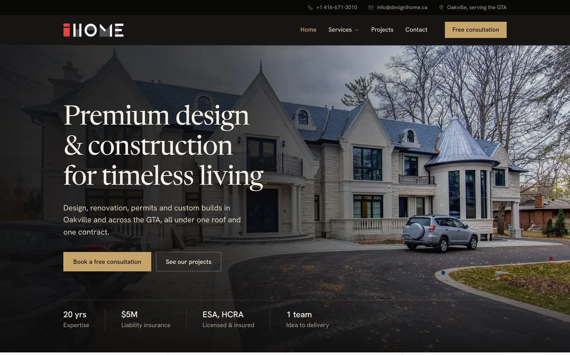 The new IHOME website on a desktop screen